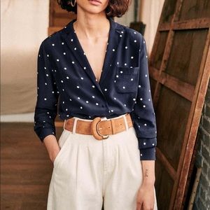 Sezane florence shirt size 36